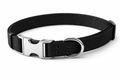Adjustable Dog Collar – Nylon Collar with Metal Buckle & D-Ring