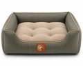 Orthopedic Pet Sofa Bed with Plush Bolster Support