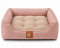 Orthopedic Pet Sofa Bed – Plush Cushion & Raised Sides