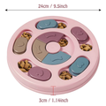 Slow Feeder Dog Puzzle Bowl – Interactive Feeding Toy for Dogs