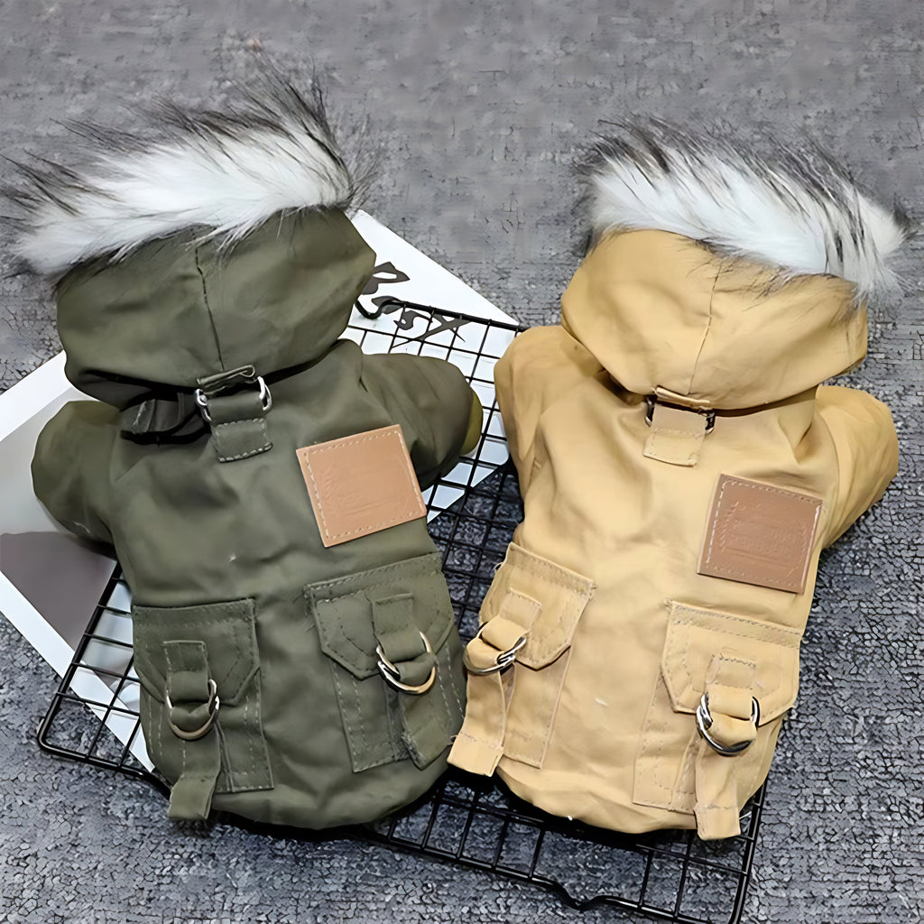 Warm Winter Dog Hoodie Coat for Small and Medium Pets